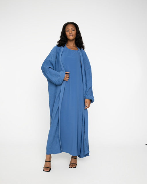Textured Full Body Abaya Style Textured Full Body Abaya Style